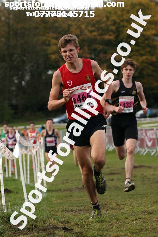 Mens junior National Cross Country Relay, Berry Hill Park, Mansfield. Photo:  David T. Hewitson/Sports for All Pics